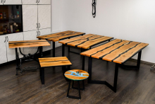 Mobila Deva Mese Lemn Rasina Epoxidica Deva - AGROAGER SRL 